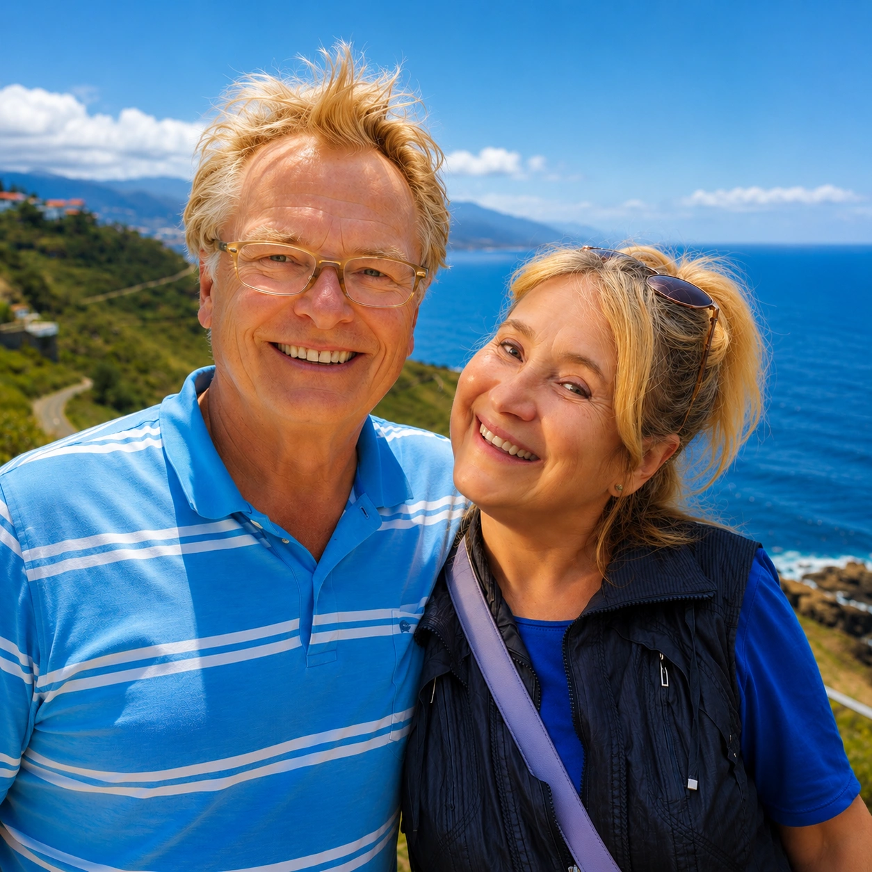Laura and Helmut, hosts of Villa Larnia de Tenerife
